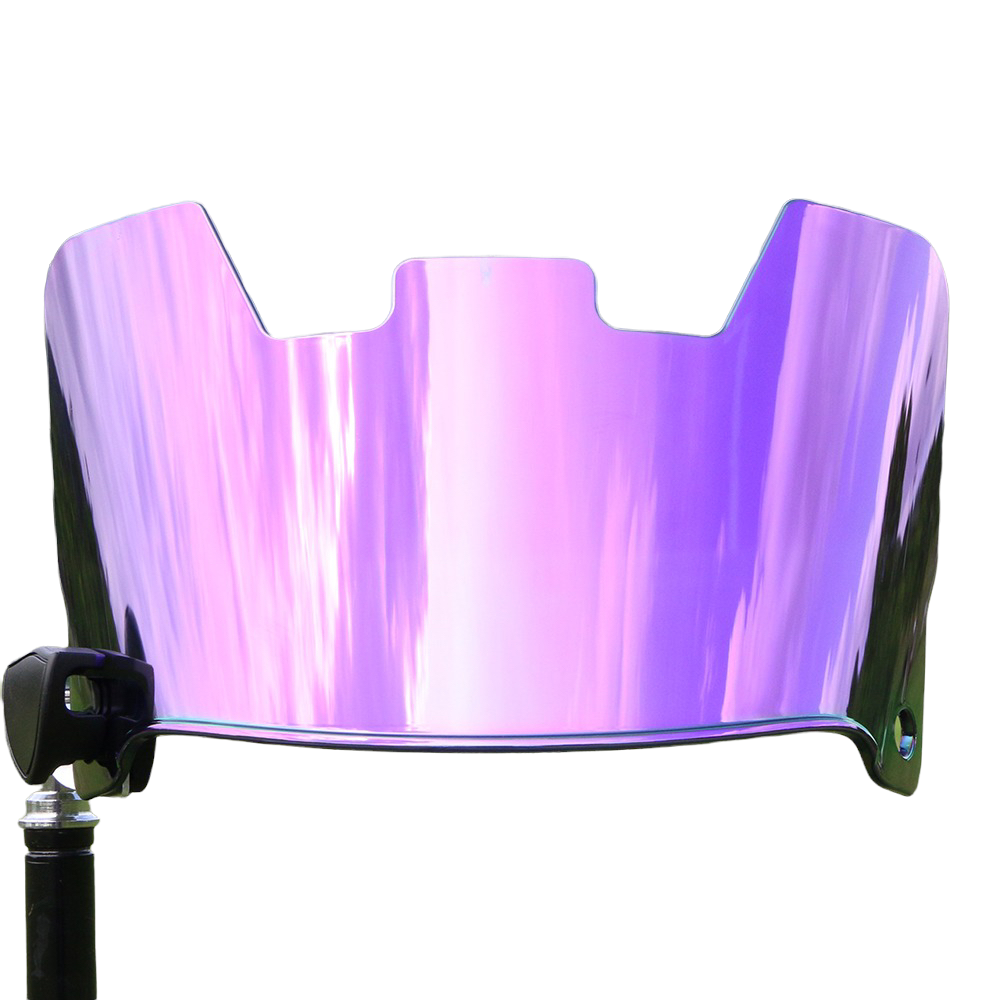 CUSTOM Purple Novelty Size Football Helmet Visor *FLAT STYLE* w/Clips  Ravens