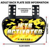 "Jets Activated" Football Back Plate